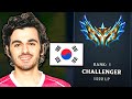 He finally did it.. Rank 1 Challenger 1500 LP Korea