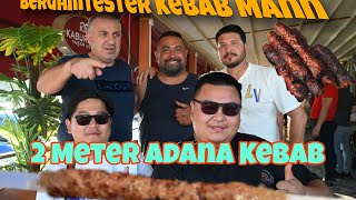 Adana Food Tour. 2 Meter Adana Kebab. Kaburgaci Yasar. Beste Adana in Türkei..
