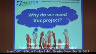 Proposed Route 13 Improvements Project 11-28-17