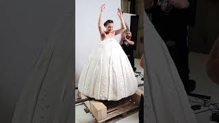 Largest wearable cake dress (supported) - 131.15 kg (289 lb 13 oz) #shorts