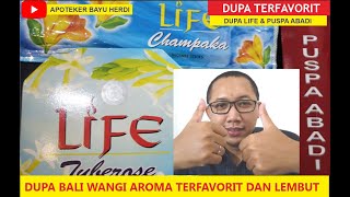 DUPA ENAK DAN WANGI, LIFE DAN PUSPA ABADI AROMA CEMPAKA - DUPA BALI AROMATERAPI