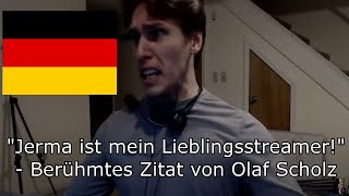 Jerma's teacher noise but it's dubbed in german