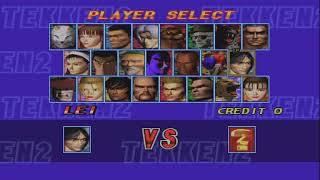 Tekken 2  unlocking all The Characters Again Part 2