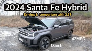 2024 Hyundai Santa Fe Hybrid Driving Review, the ultimate gas saver Family SUV