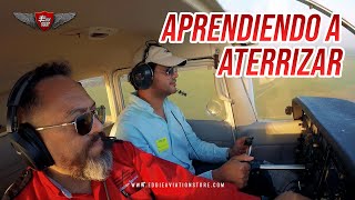 Aprendiendo a aterrizar desde la primera hora de vuelo