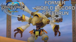 KH FM [Proud Mode] Kurt Zisa Speedrun 0:51 [FORMER WORLD RECORD]