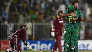 West Indies Fall of Wickets vs pakistan 2nd ODI 2016