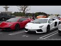 lamborghini parking only 50 lamborghinis at a meet