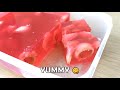 agar agar sirap laici mudah guna 5 bahan je~ syrup lychee jelly