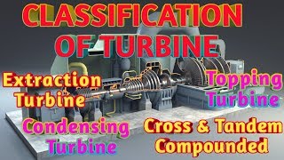 CLASSIFICATION OF STEAM TURBINE || CONDENSING, TOPPING, TANDEM COMPOUNDED TURBINE || [हिंदी]