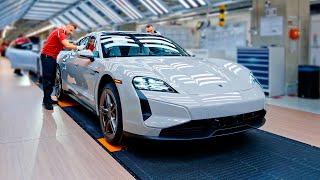 Porsche Taycan PRODUCTION LINE 2024 (entire process)