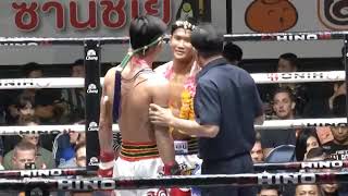 ตะวันฉาย พี เค แสนชัยมวยไทยยิมส์ VS กุหลาบดำ ส จ เปี๊ยกอุทัย