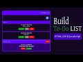 How to Build a To-Do List App with JavaScript and Local Storage