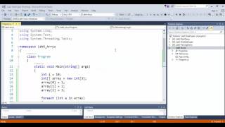 Lab6 Array In c#