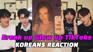 Break up Glow up TikTok Compilation Reaction by Koreans For the first time