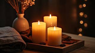 A Quiet Night with Soft Piano and Candlelight Glow 🌙