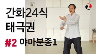 간화24식 태극권 야마분종1 손동작