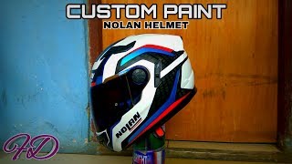 How to repainting & custom NOLAN N86 ARKAD N - COM METAL WHITE