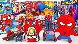 Marvel's Spider-Man series Unboxing, Spider-Man action dolls, glowing Spider-Man electric toy gun