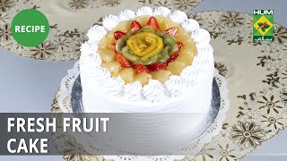 Fresh Fruit Cake Recipe | Masala Mornings | Shireen Anwar | Dessert