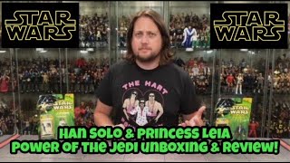 Princess Leia \u0026 Han Solo Star Wars Power of the Jedi Unboxing \u0026 Review!