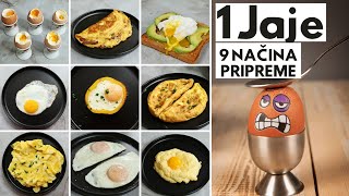 PRIPREMITE JAJA KAO MAJSTORI U KUHINJI! KAJGANA - JAJE NA OKO -U OBLAKU -KUHANA JAJA -OMLET RECEPT