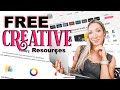 25 FREE CREATIVE RESOURCES | Find out where you can get free fonts, graphics, stock photos, & more