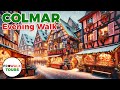 Colmar, France Evening Walk - Christmas Markets - 4K60fps with Captions