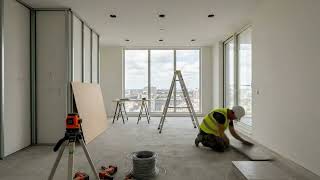 Luxury Apartment Transformation 🏙️✨ | From Empty Space to Dream Living Room