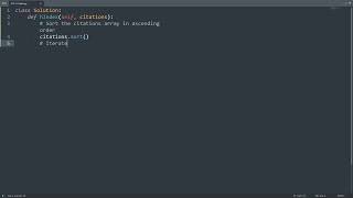 Leetcode 274. H-Index in Python | Python Leetcode | Python Coding Tutorial | Python Coding ASMR
