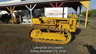 Caterpillar D4 for sale at auction