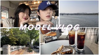 VLOG. 화창한날 카페투어      |    4월일상,압구정로데오 RPM,한강,혼술 모델 일상브이로그