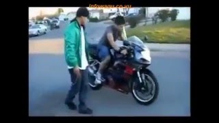 First Time Motorcycle Fail Compilation