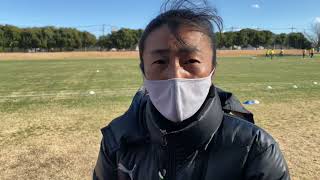 前橋育英高校女子　監督　ドリームマッチ群馬2021～高校サッカー選手権壮行試合～