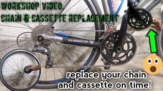 Wornout chain causes accident | do replace your chain&cassette ontime | by ALLABOUTCYCLE