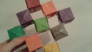 Origami Magic Cubes