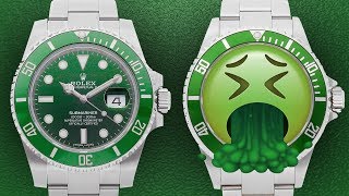 The Rolex Hulk \u0026 Kermit Submariners are Too Green