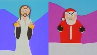 Juses FIGHTS with Santa I South Park S01E00 - The Spirit of Christmas (Jesus vs. Santa)