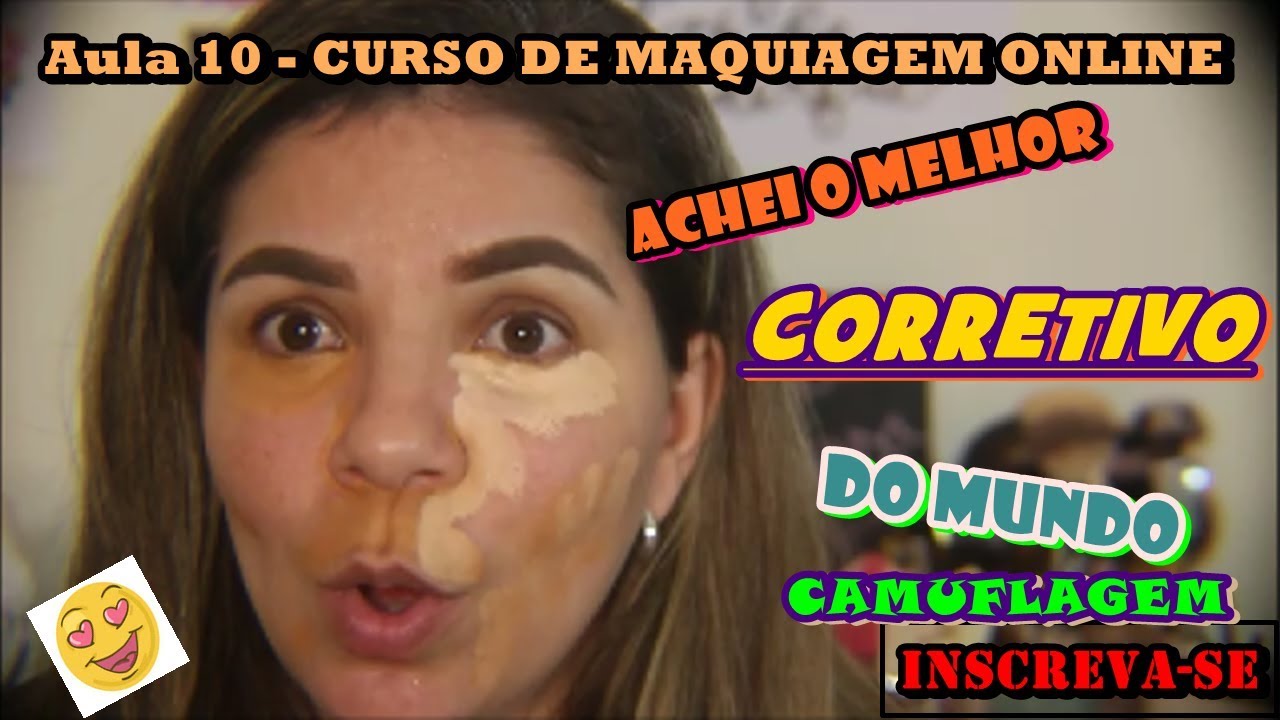 AULA 10 - Achei O Melhor Corretivo Do Mundo #CAMUFLAGEM - YouTube