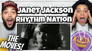 SHE HAS MOVES!!..FIRST TIME HEARING Janet Jackson -  Rhythm Nation REACTION