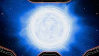 Falling Into the Most Violent Star We Know (Simulation)