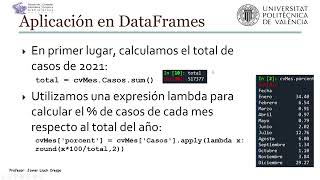Expresiones Lambda en DataFrames | | UPV