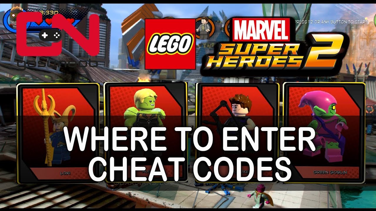 LEGO Marvel Super Heroes 2 - Where To Enter Cheat Codes - YouTube