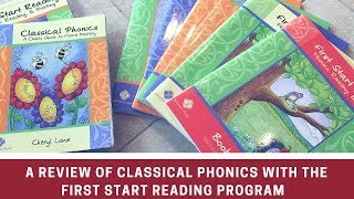 Memoria Press: Classical Phonics with the First Start Reading Program// Review