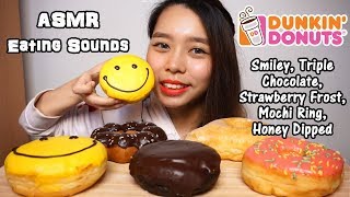 ASMR Dunkin Donuts | Soft Eating Sounds | No Talking