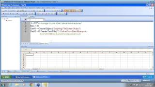 QTP Part 59 VBScript File System Objects 1