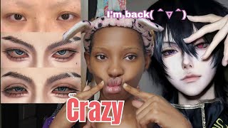 I tried MALE COSPLAY makeup for the first time !Σ( ̄□ ̄;)/makeup tutorial