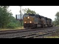 over 100 complete trains 3 hours of trains csx norfolk southern heritage units bnsf up cn cp