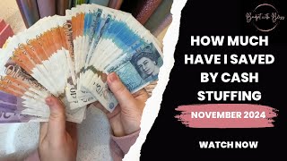 Cash count up \u0026 condensing | How Much Have I Saved by Cash Stuffing?! | UK Budgeter