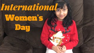 Women’s Day speech for kids